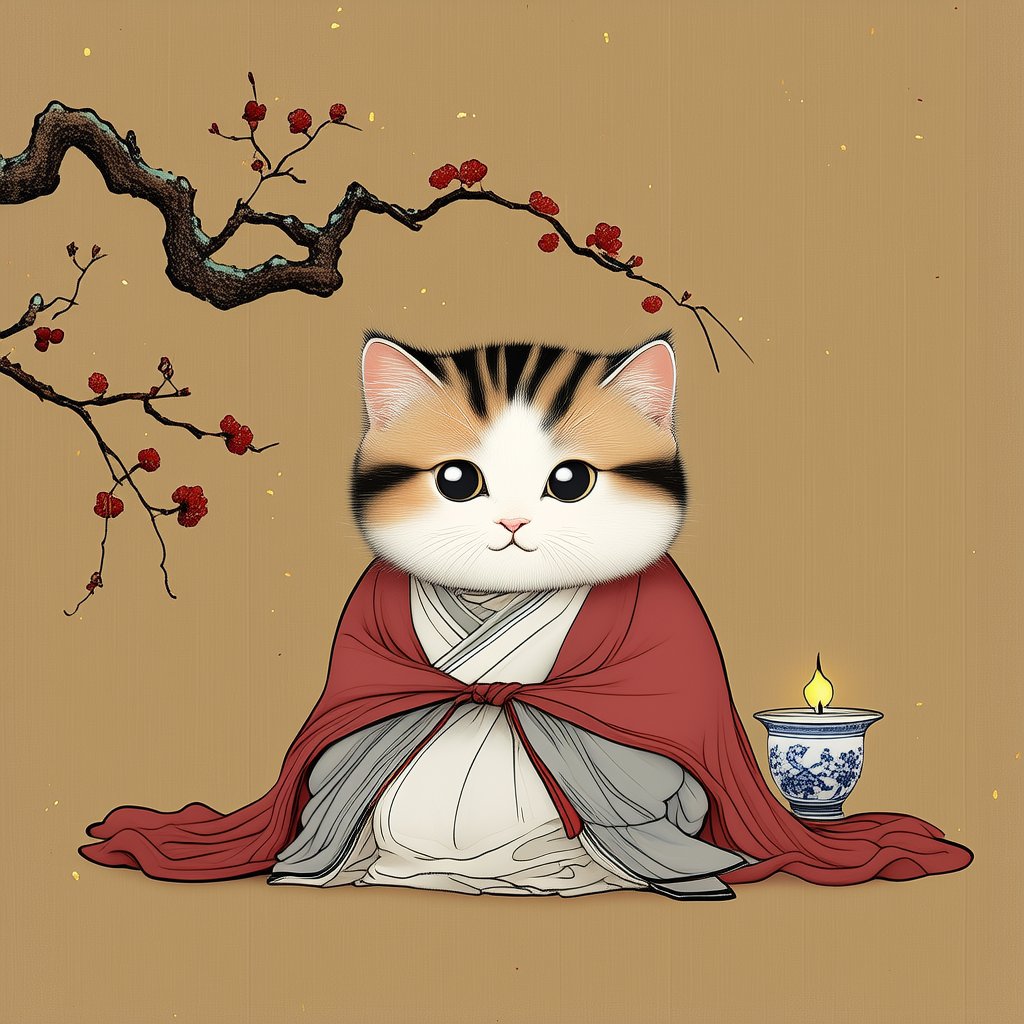 今日吉色猫
