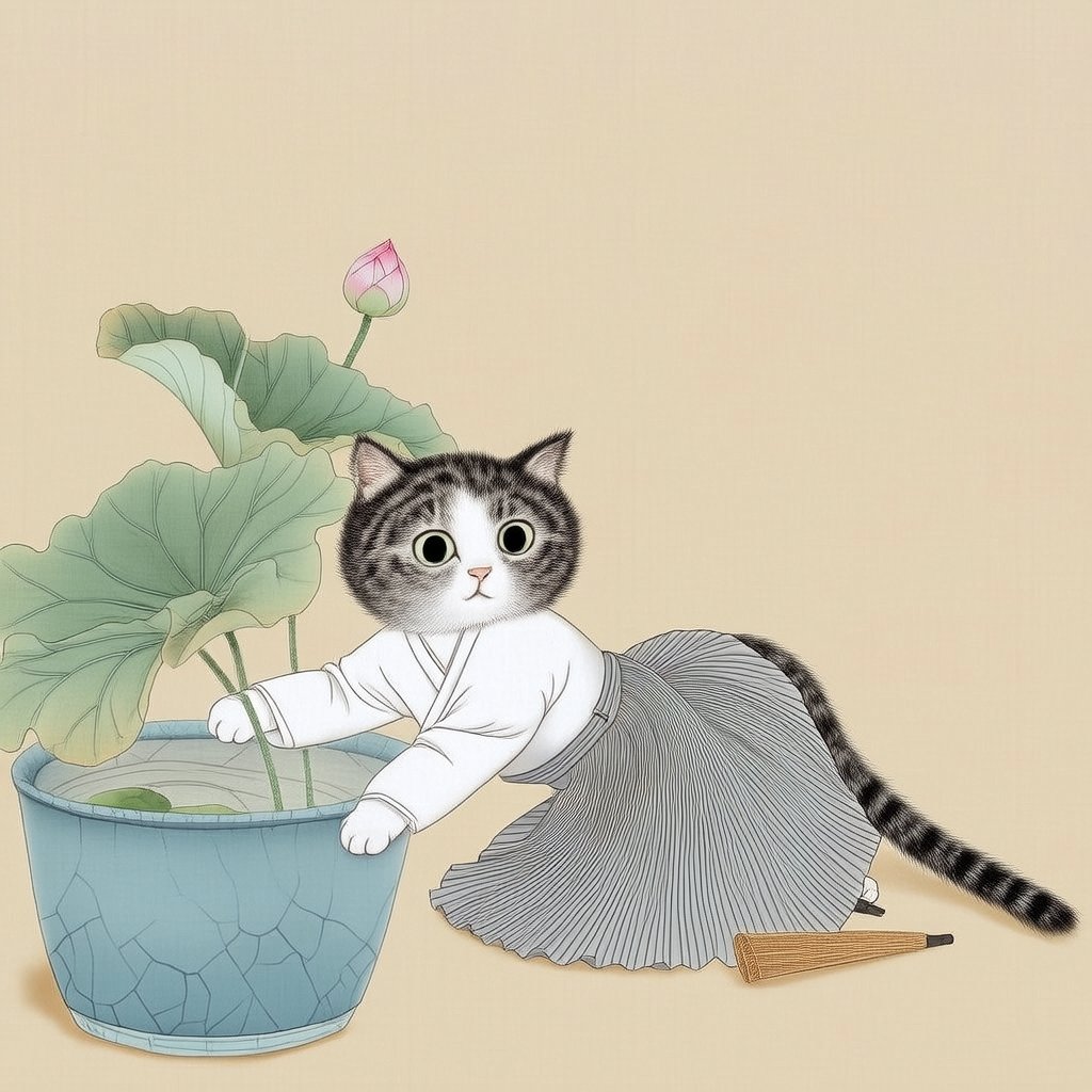 今日吉色猫
