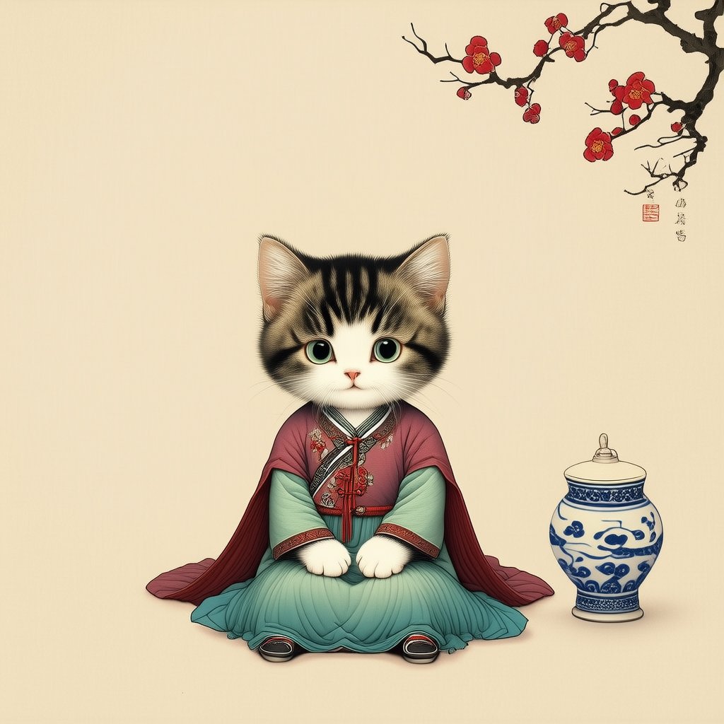 今日吉色猫