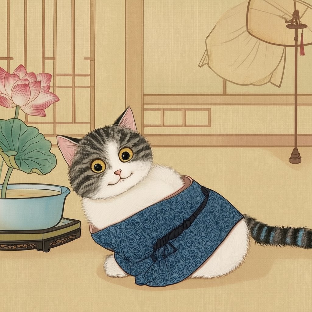 今日吉色猫